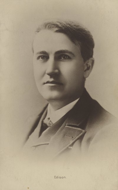 Thomas Edison (1847-1931), amerikanischer Erfinder von American Photographer